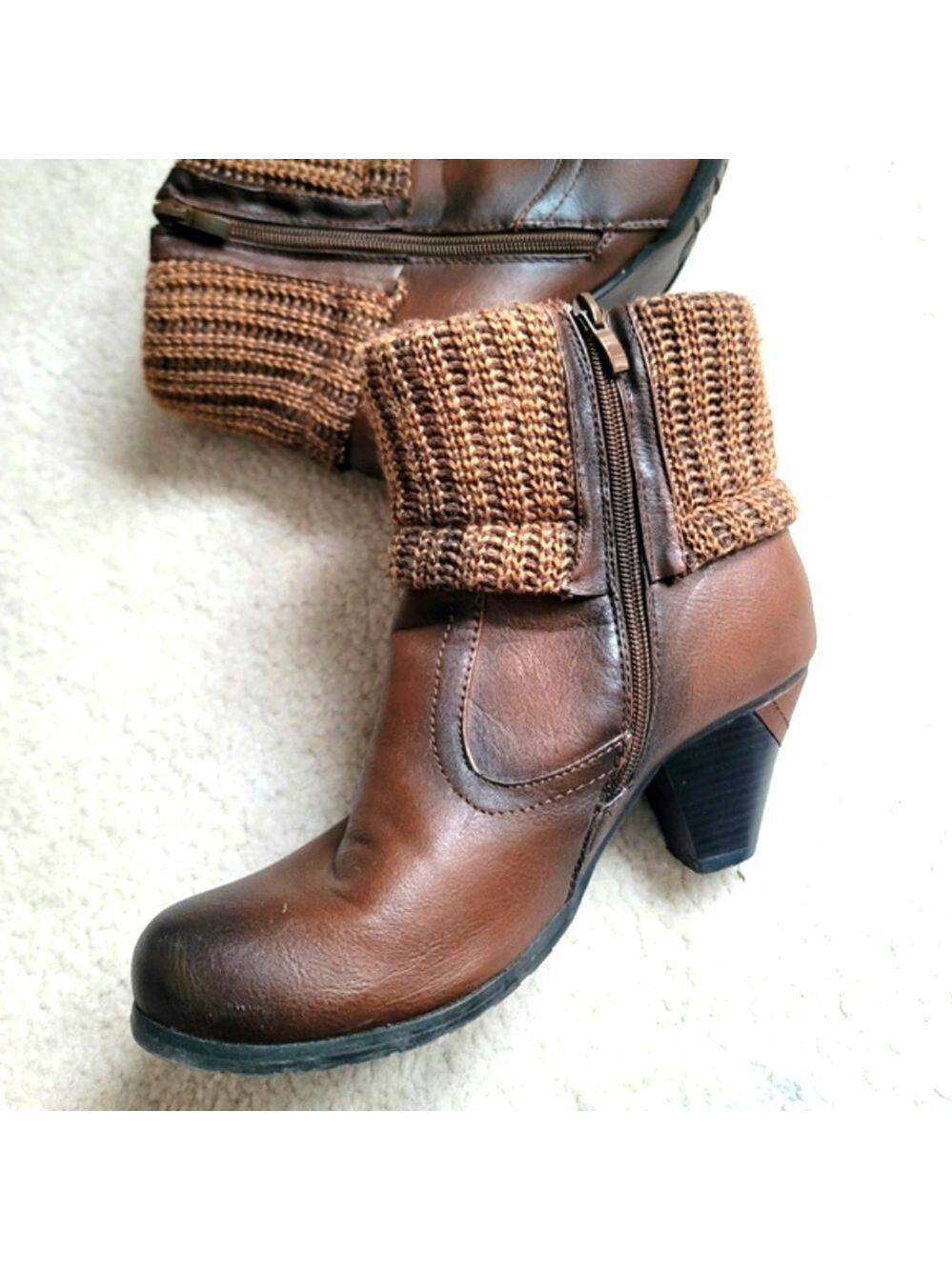 Del Garda By Mnk Women's Zipper Ankle Boots Size 38